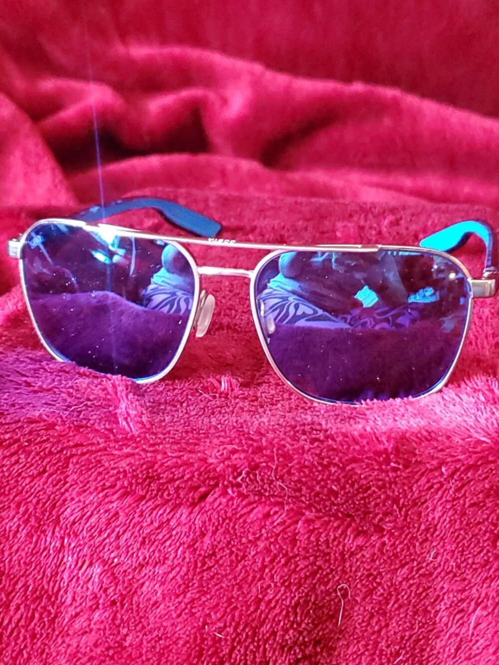 Costa Del Mar Wader Brushed Silver Blue Polarized Mirrored Lensed Sunglasses NEW
